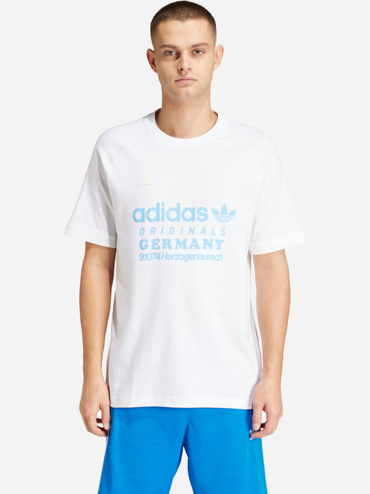 Adidas Men T-shirts (IR9634_White)
