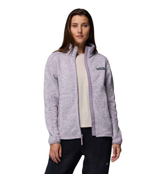 Columbia Sweater Weather Full Zip Shale Purple Heather (2085724554) Women