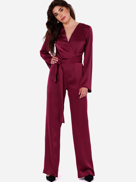 Makover Women jumpsuits and dungarees (Makover_Jumpsuit_K171_Maroon)