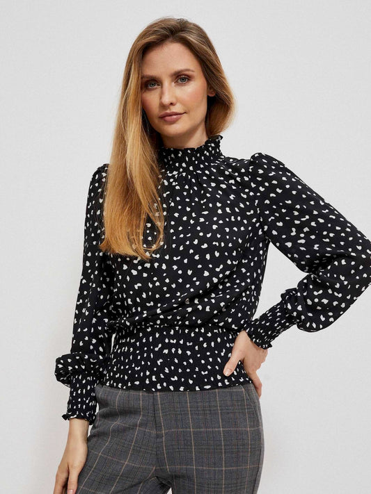 Moodo Women blouses (Z-KO-3936_BLACK)