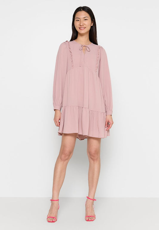 JDY TAMMIE L/S SHORT DRESS WVN LO (ZZO26XC04-J00) Women