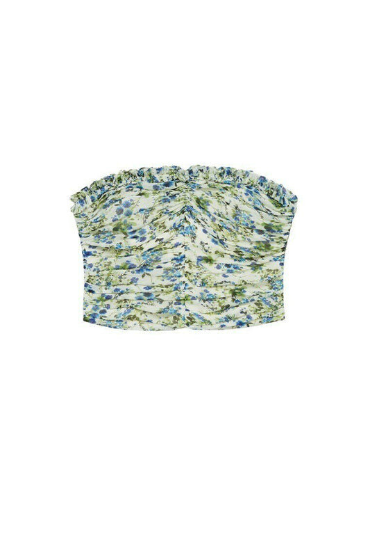 Mango Gesmokte top met print (M9121E3X7-A11) Women