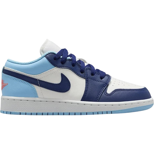 Jordan 1 Low Sail Blue Chill (GS) Kids