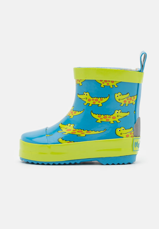 Playshoes Gummistiefel Halbschaft Krokodil blue (PL316J002-K11) Kids