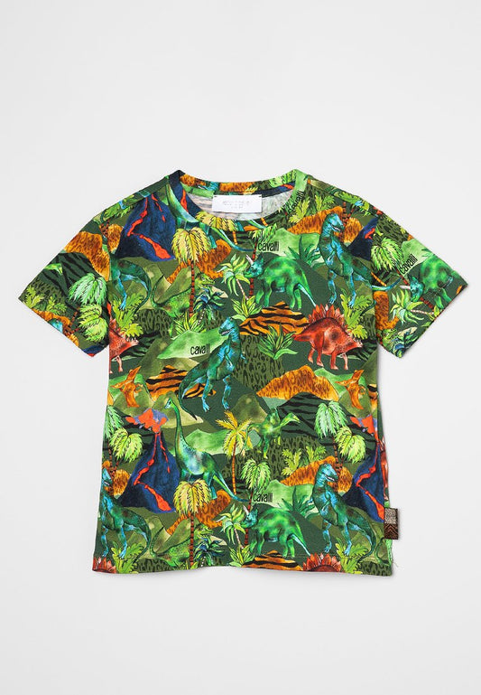 Roberto Cavalli Junior Boy t-shirt multi-coloured (ZZO1Y6M70-T00) Kids