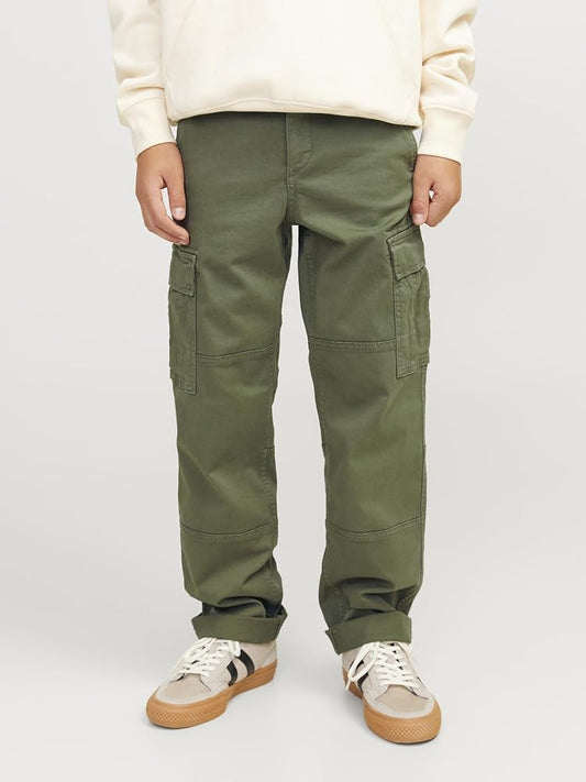 Jack & Jones Junior JPSTKANE JJHARLOW CARGO NOOS JNR Dusty Olive (12261033-Dusty Olive) Kids