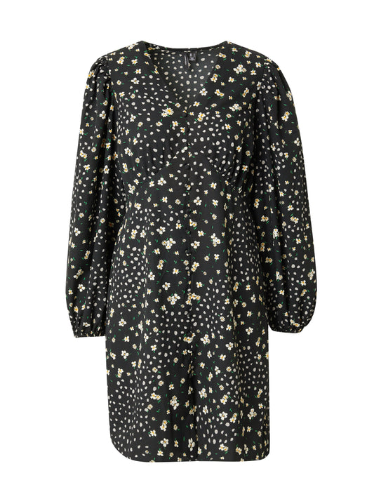 Vero Moda VMALEA BEA V-NECK L/S SHORT DRESS WVN GA (18992414) Women