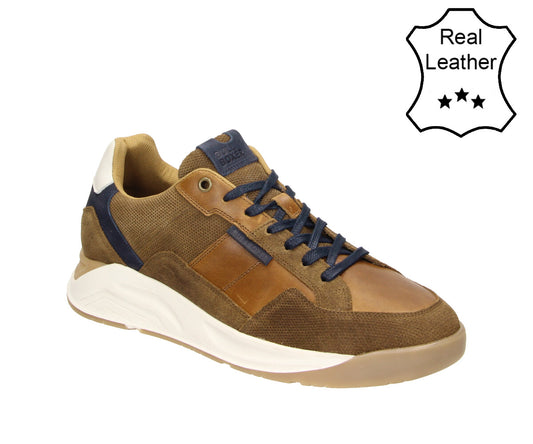 Bullboxer Cognac - Navy - Leather suede (7CI0100101_3341_A) Men