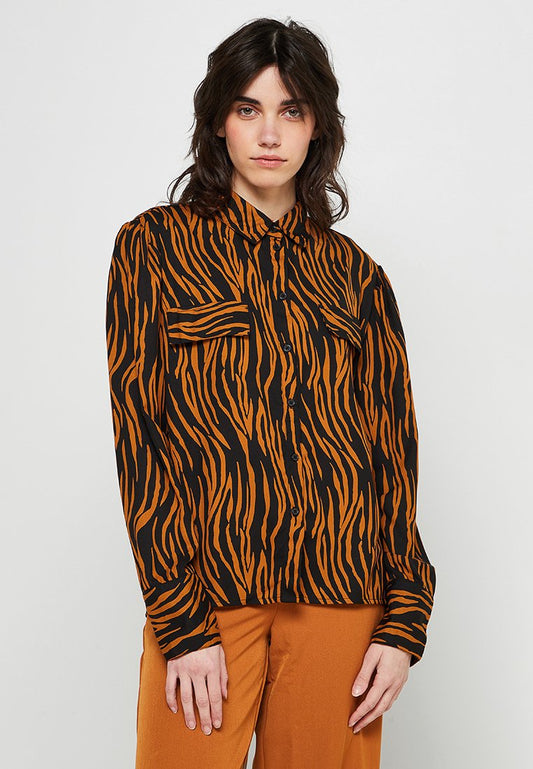 Pieces SHIRT - WITH SLEEVES FEM WOV PL100 (ZZO1T1R10-Q00) Women