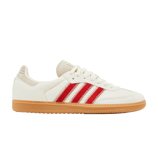 adidas Samba OG Pony Hair Wonder Beige Better Scarlet (JS3935) Women