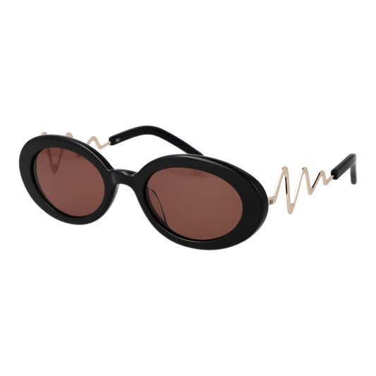 Ill.i by Will.i.am Oval Sunglasses Black (26004074) Unisex