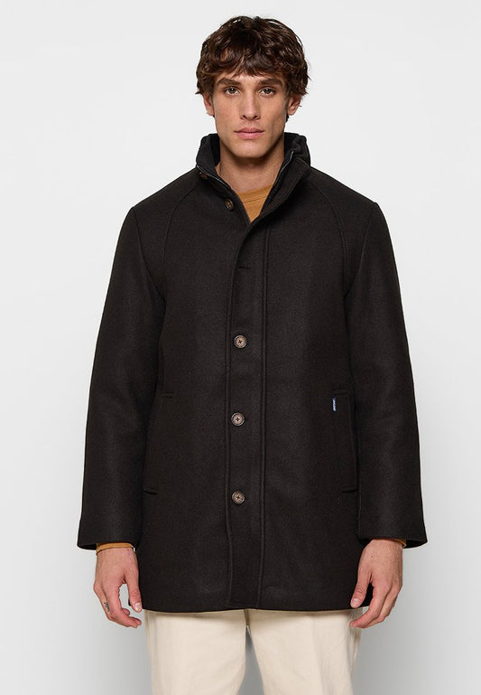 Mustang Style David Winter Coat Black (ZZO27U518-Q00) Men