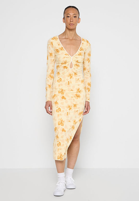 TE LS KEYHOLE KNIT MIDI  2CC $90.00 Women