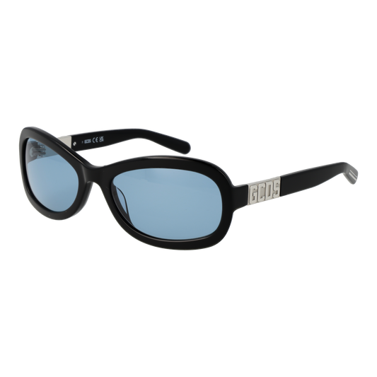 GCDS Oval Sunglasses Black (25003467) Unisex