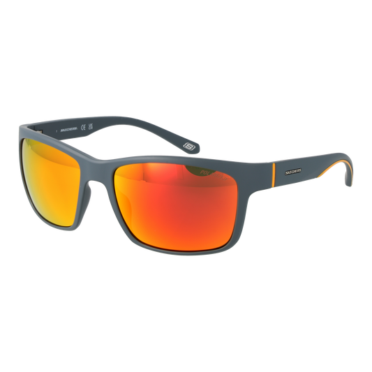 Skechers Rectangle Sunglasses Grey (25008701) Men