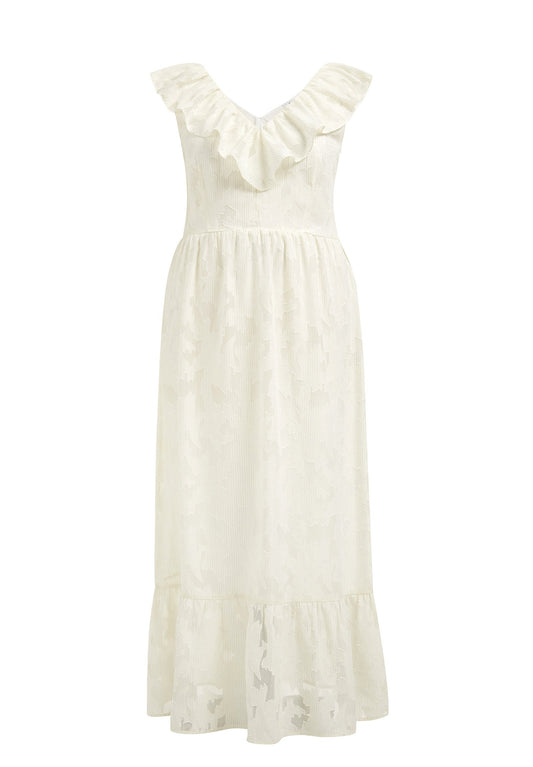 WE Fashion Dames maxi-jurk met dessin - Curve (WF521C0J6-A11) Women
