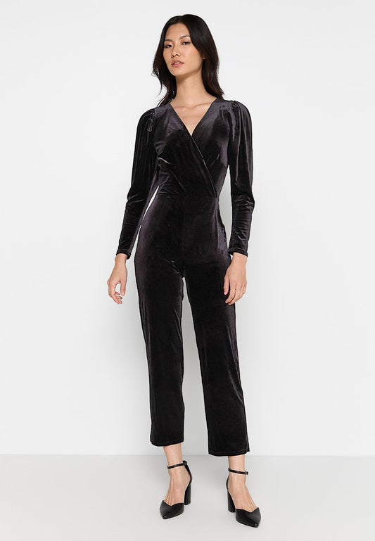 Closet Pleated Sleeve Jumpsuit (ZZO2F5D76-Q00) Women