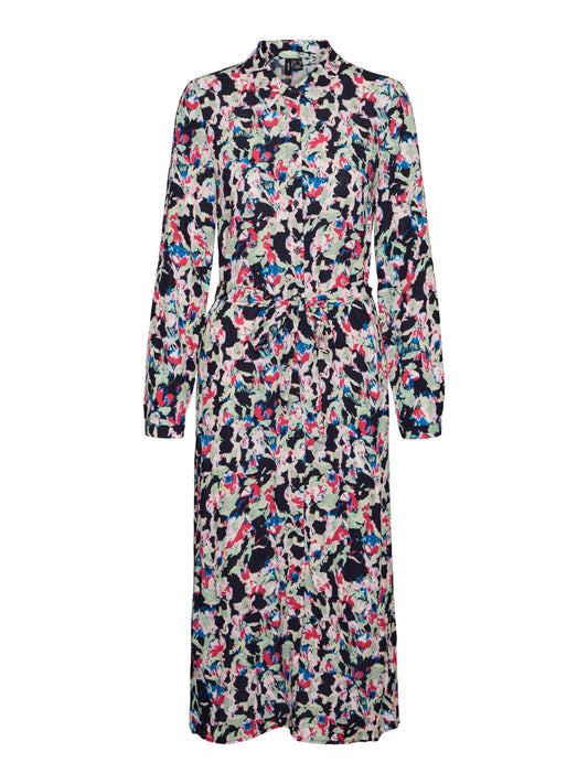 Vero Moda VMBONNI BAY LS CALF SHIRT DRESS WVN LCS (9100098) Women