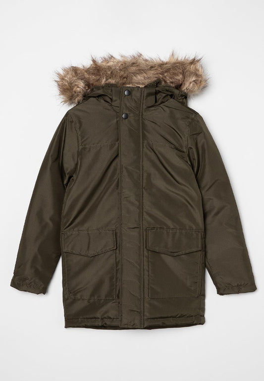 Jack JWHGREAT PADDED PARKA JNR olive (ZZO21YF04-N00) Kids