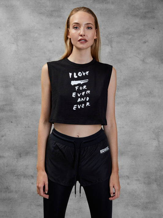 Diesel Cropped Shirt Black (A04613-0BEAF-3453976) Women