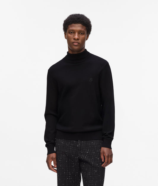Karl Lagerfeld Kameo Logo Turtleneck Black (A4M18002999) Men