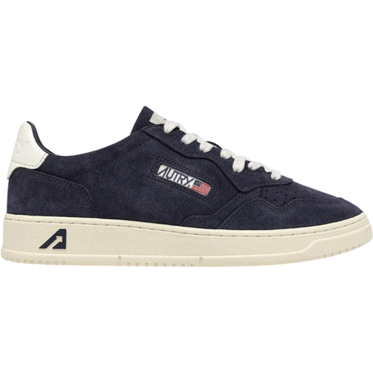 Autry Medalist Low Space White Suede Men
