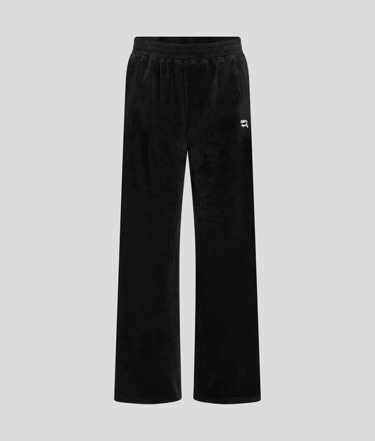 Karl Lagerfeld Ikon Velvet Sweatpants Black (B1W10022999) Women