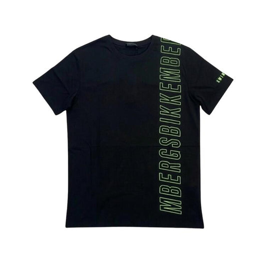 Bikkembergs CREW NECK 
T-SHIRT VERTICAL LOGO (BKK25MTS01_BLACK) Men