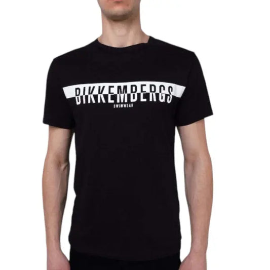 Bikkembergs Crew neck
t-shirt HALF LOGO (BKK2MTS03_Black) Men