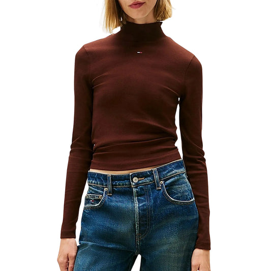 Tommy Hilfiger Essential Mock Neck Sweater (DW0DW19830-GS7) Women