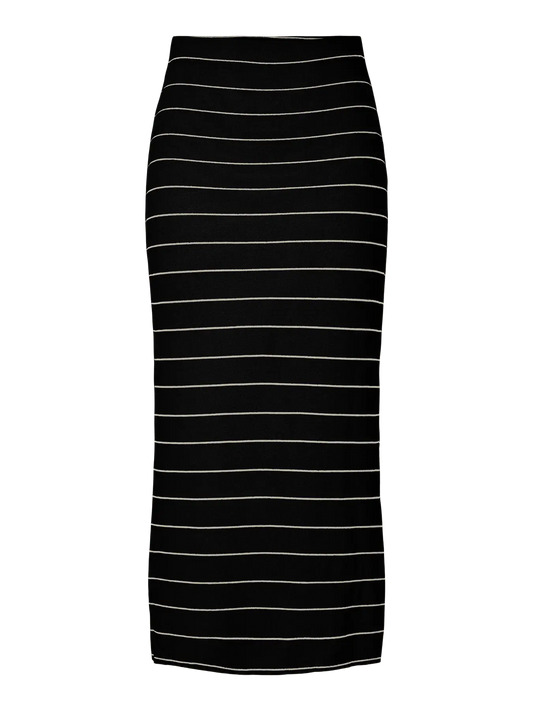 Bria High Waist Skirt Black Silverlining Stripes (17162954) Women