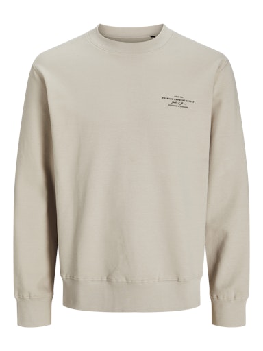 Jack & Jones Premium JPRBLACHAD BRANDING SWEAT CREW NECK LN Silver Lining (12261386-SilverLining) Men