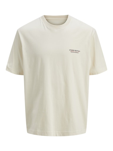 Jack & Jones Originals JORISLINGTON TYPE TEE SS CREW NECK SN Antique White (12273640-AntiqueWhite) Men