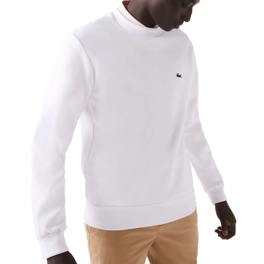 Lacoste Bio Cotton Fleece Crew Sweater (SH9608-001) Men