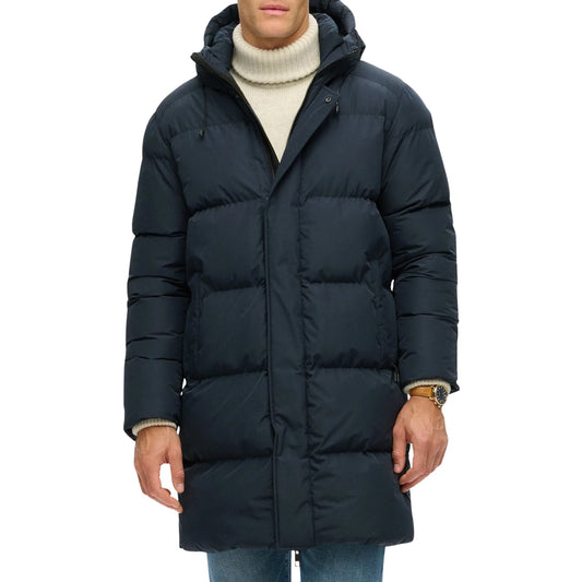 Superdry Fuji Padded Hooded Sports Puffer Mid Jacket (M5011917A-DDO) Men