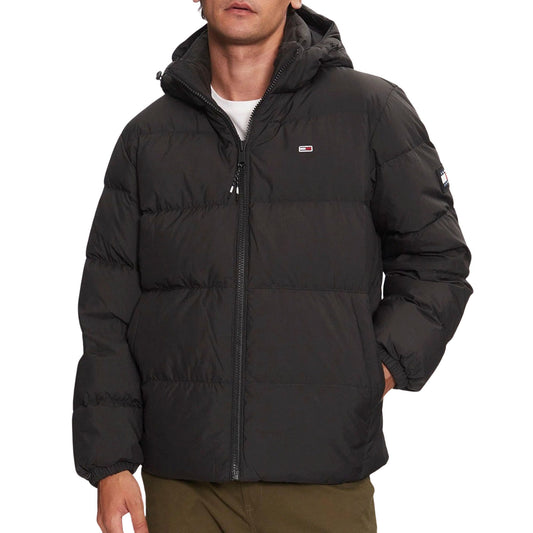 Tommy Hilfiger Down Hooded Puffer Winterjacket Black (MW0MW40616-BDS) Men