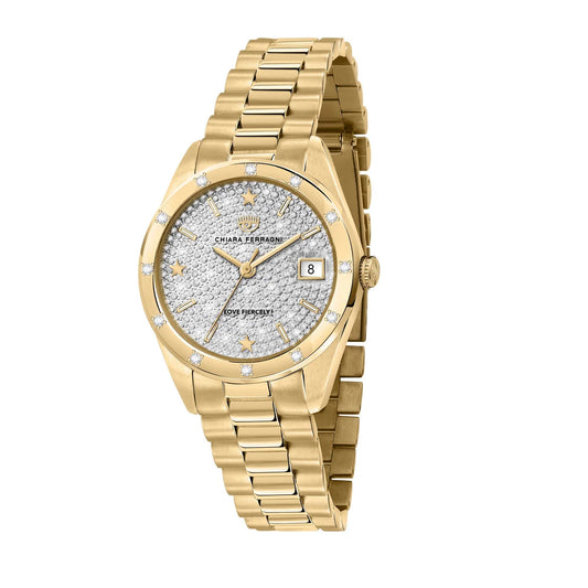 Chiara Ferragni Quartz Watch Gold (R1953100512) Women