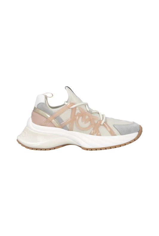 ARIEL 01 - SNEAKER STRETCH SPREADING/LEATHER/LAMINATED MILK/NUDE Women