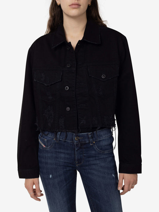 Diesel Denim De-Poppy Jacket Black (SUNICE-3133998) Women