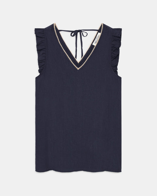 IT HIPPIE Top Dark Blue (17T4331C22) Women