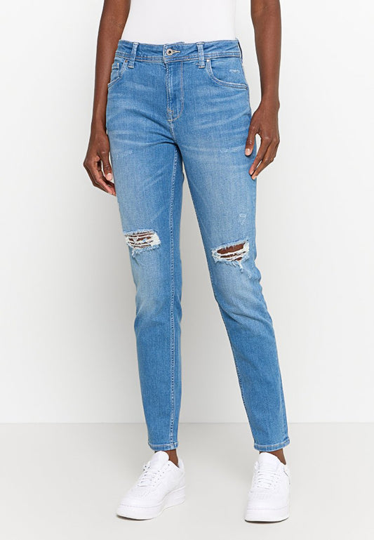 Pepe Jeans TAPERED HW RO Blue (ZZO2GC914-K00) Women