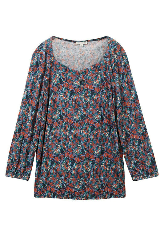 TOM TAILOR T-Shirt T-Shirt mit Allover-Print Women
