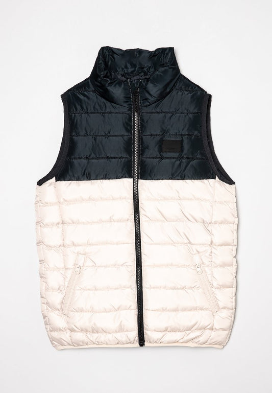 Jack & Jones Junior JWHWING BODY WARMER COLLAR JNR beige (ZZO2DJ801-B00) Kids