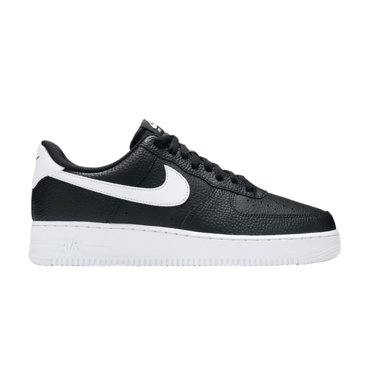 Nike Air Force 1 Low '07 Black White Pebbled Leather (CT2302-002) Unisex