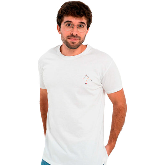 Gambea T-Shirt Novena White (15813606022-WHI) Unisex