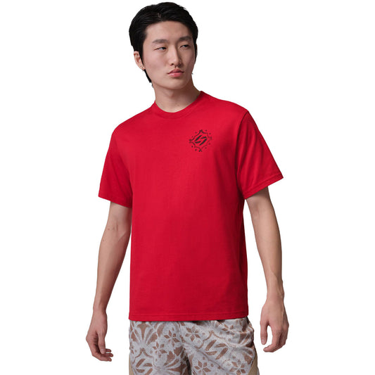 Jordan T-Shirt Sport Crew Luka Doncic Varsity Red (IM2170-636) Unisex