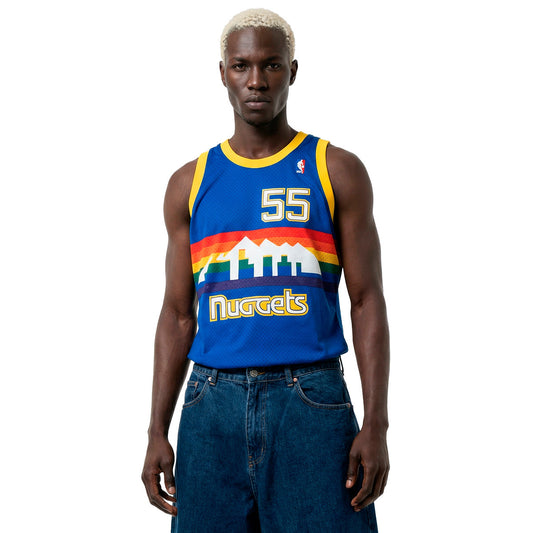 Mitchell & Ness T-Shirt Swingman Jersey Denver Nuggets (SMJYGS18159-DNURO) Unisex