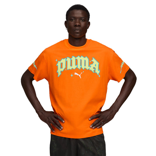 Puma Hoops X Rick And Morty Rickie Orange (633098-01) Unisex