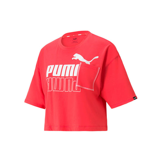 Puma T-Shirt Power Boxy Pocket Paradise Pink (589533-35) Women