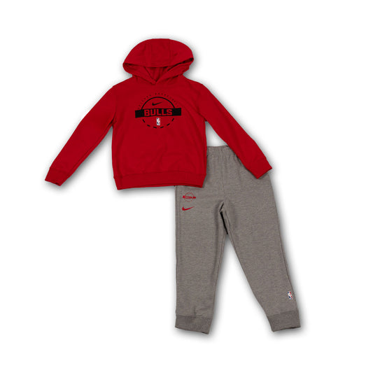 Nike Tracksuit Chicago Bulls Club Fleece Grey-Red (NI-EZ2B3NBHQ-BUL) Kids